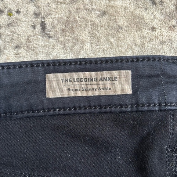 Adriano Goldschmied The Legging Ankle Black Super Skinny Ankle Jeans Size 25 - Picture 7 of 9